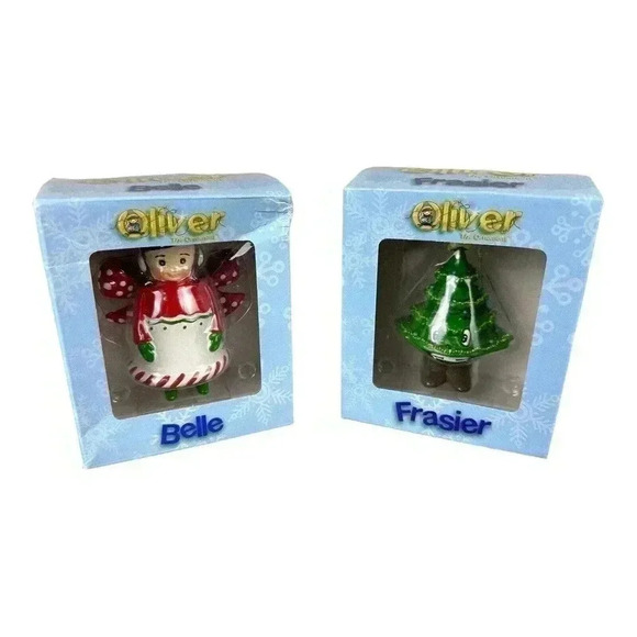 Oliver the Ornament LOT Christmas Gift Set, Snow Globe, Ornaments, And Books NEW - Picture 14 of 16